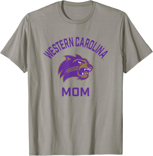 Western Carolina University Catamounts Arched Mom T-Shirt - T-Shirt | Sand
