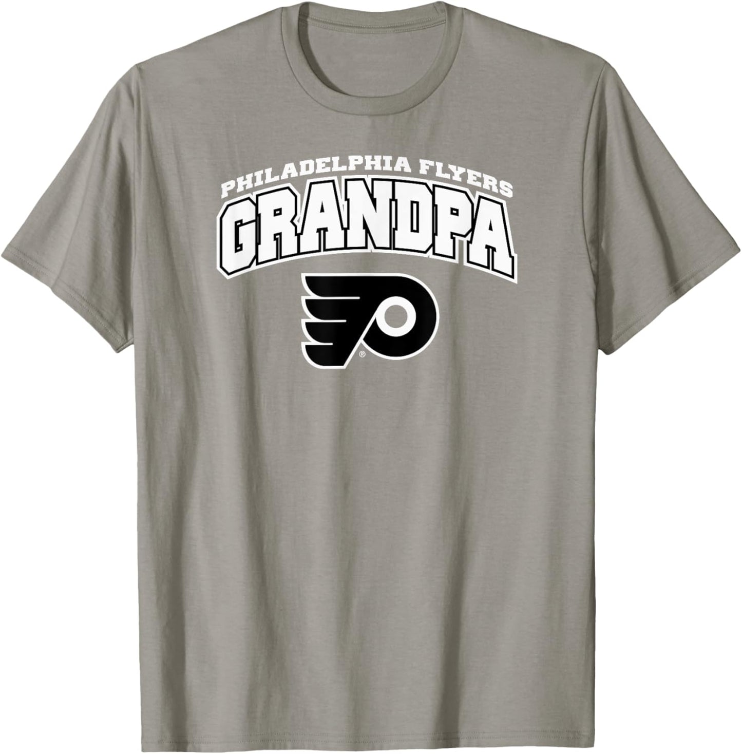 Philadelphia Flyers Grandpa Logo Orange Officially Licensed T-Shirt - T-Shirt | Sand