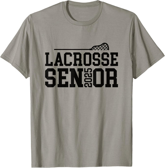 Class of 2025 Lacrosse Senior Night T-Shirt - T-Shirt | Sand