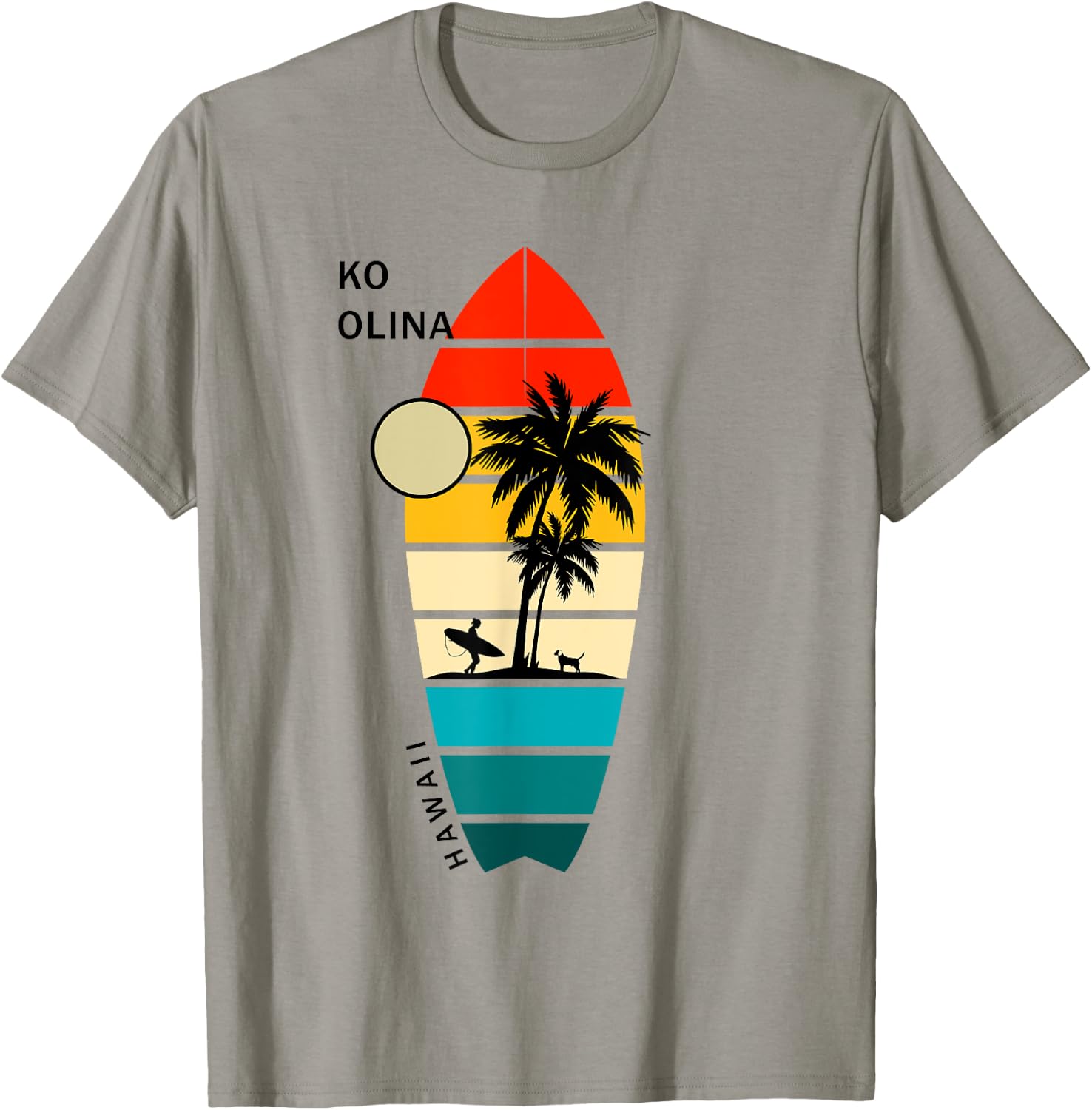 Retro Hawaii Ko Olina Surfboarders Surfers T-Shirt - T-Shirt | Sand