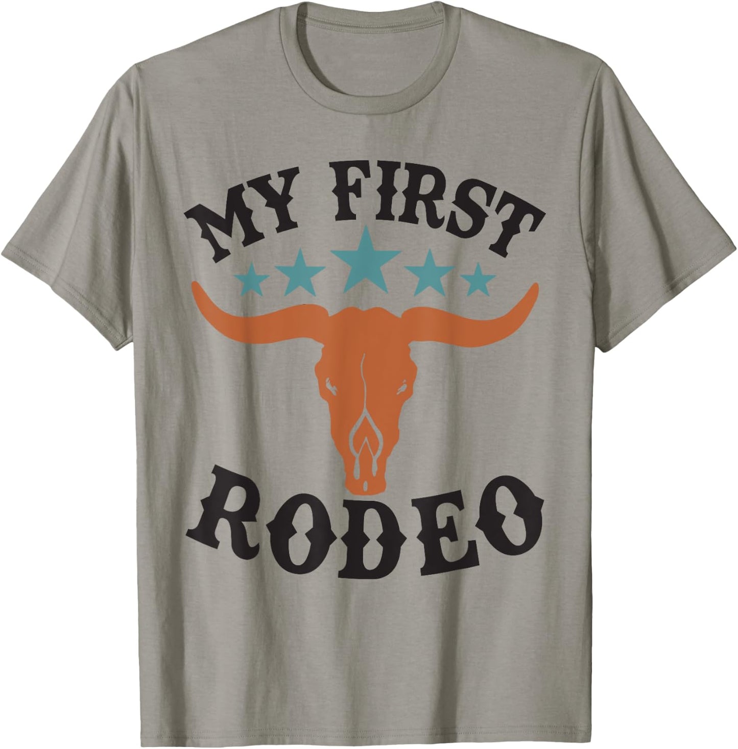 My First rodeo Birthday Cowboy Western Rodeo Party Matching T-Shirt - T-Shirt | Sand
