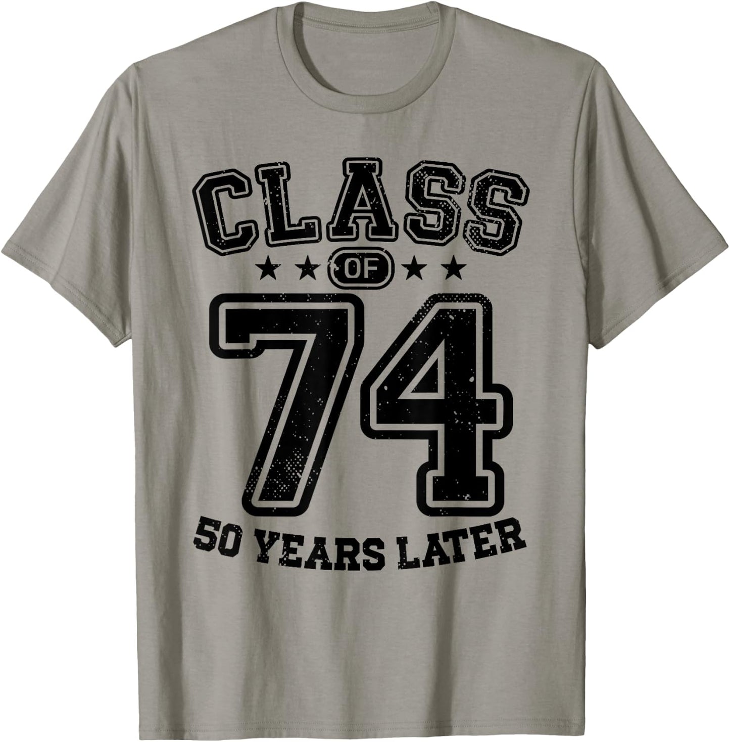 Class of 1974 50th High School Alumni 50 Yrs College Reunion T-Shirt - T-Shirt | Sand