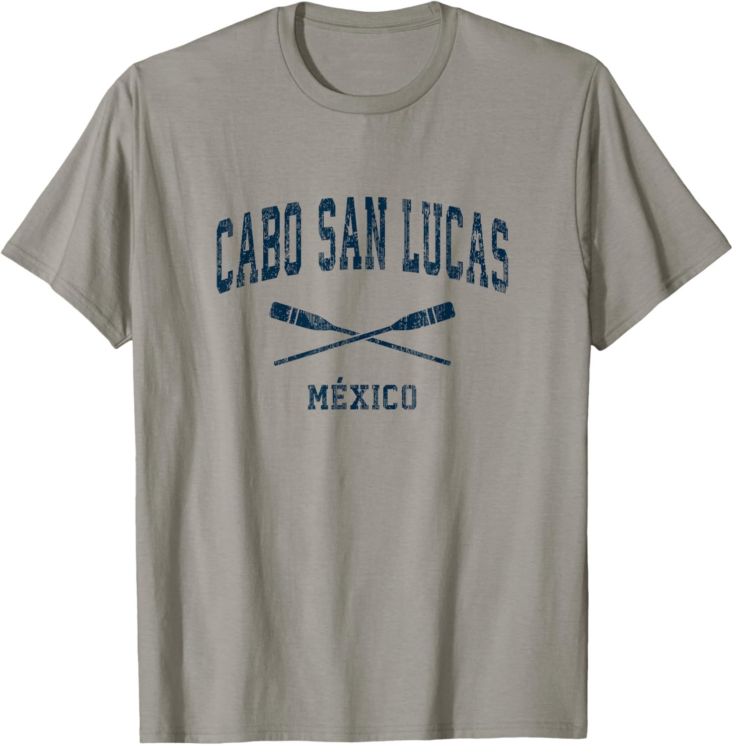 Cabo San Lucas Mexico Vintage Nautical Paddles Sports Oars T-Shirt - T-Shirt | Sand