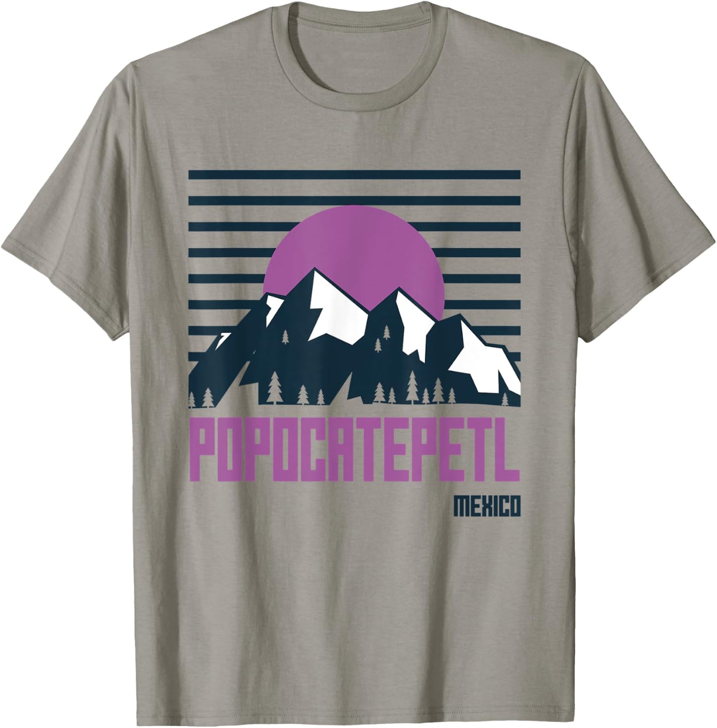 Popocatepetl Mountains Mexico Hiking Outdoors T-Shirt - T-Shirt | Sand