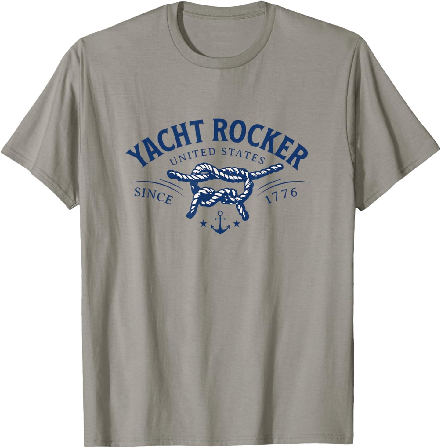 Yacht Rocker Anchor Nautical Cruise Lake Party Graphic T-Shirt - T-Shirt | Sand