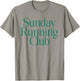 SUNDAY RUNNING CLUB X Jogger Jogging Runner Fitness Gym T-Shirt - T-Shirt | Sand