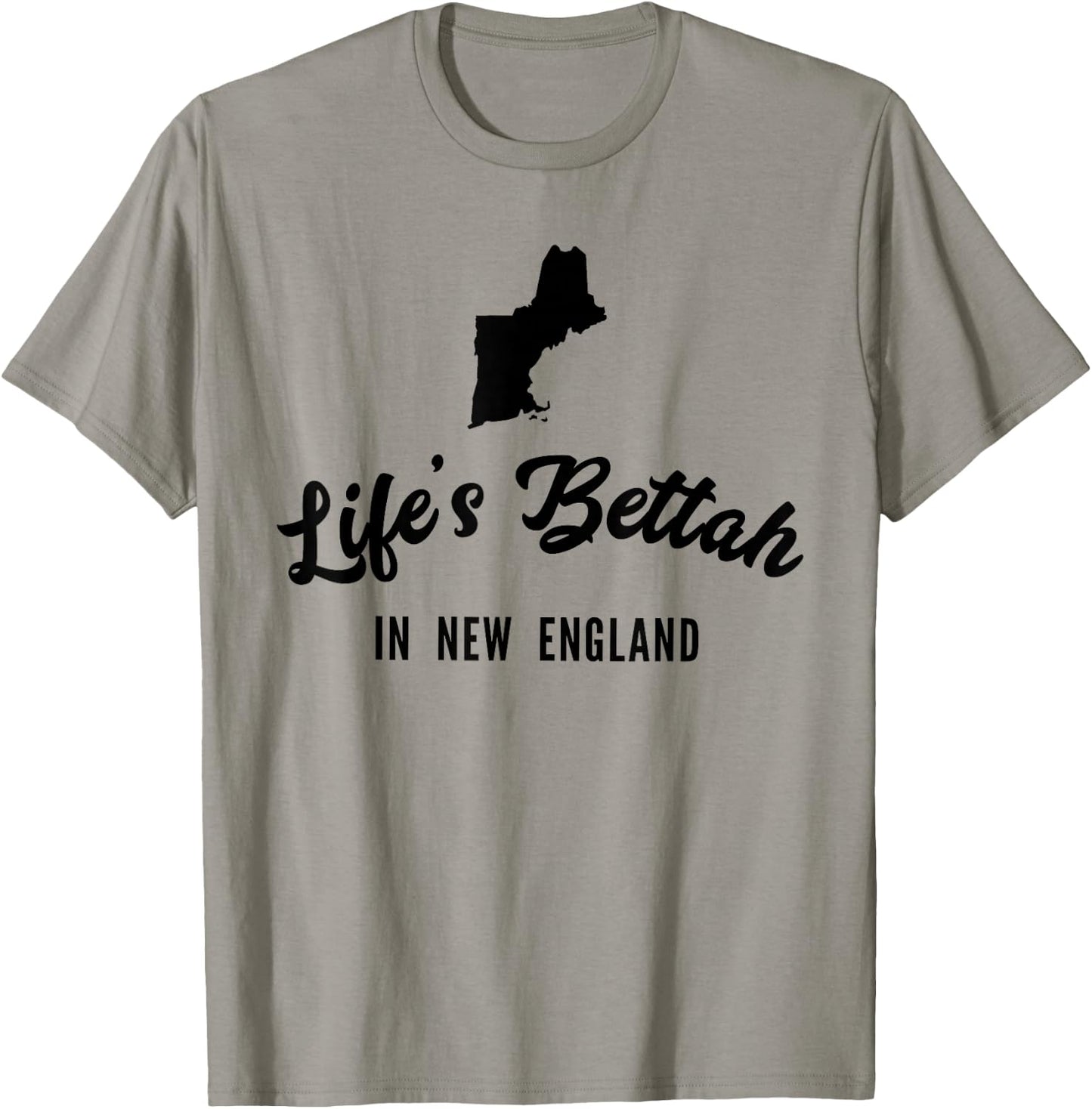 Life's Bettah in New England T-Shirt - T-Shirt | Sand