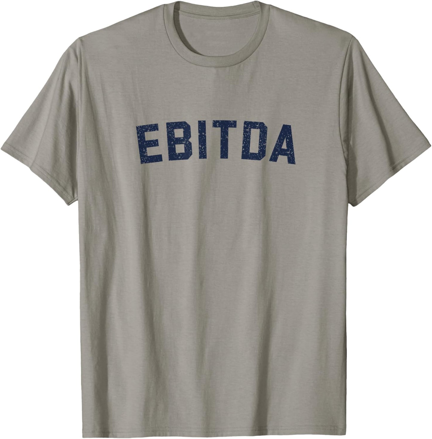 EBITDA Box Letter Adult Cotton T-Shirt - T-Shirt | Sand