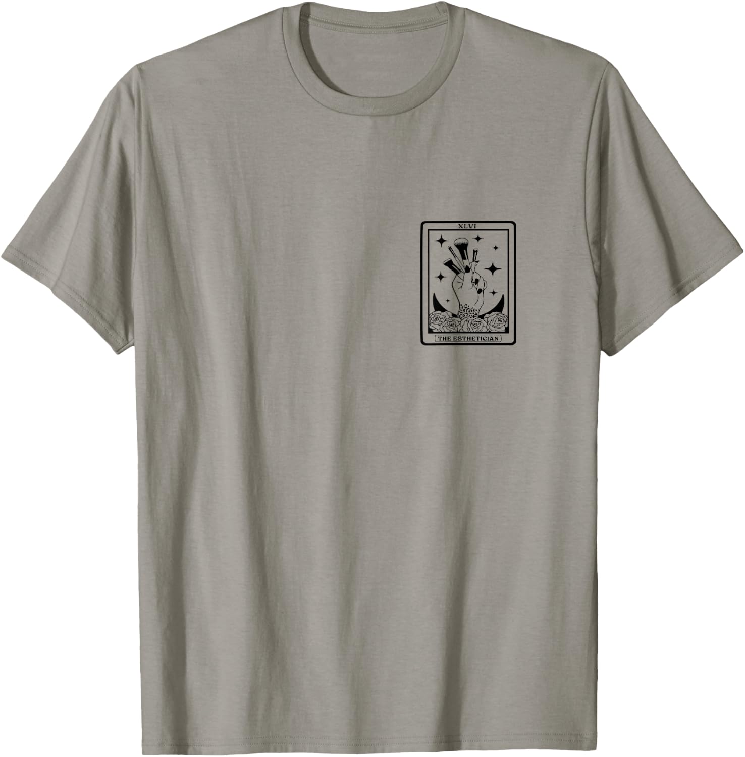 The Esthetician Tarot Card The Esthetician T-Shirt - T-Shirt | Sand