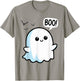 Ghost Saying Boo Spooky Halloween Cute toddler boys girls T-Shirt - T-Shirt | Sand