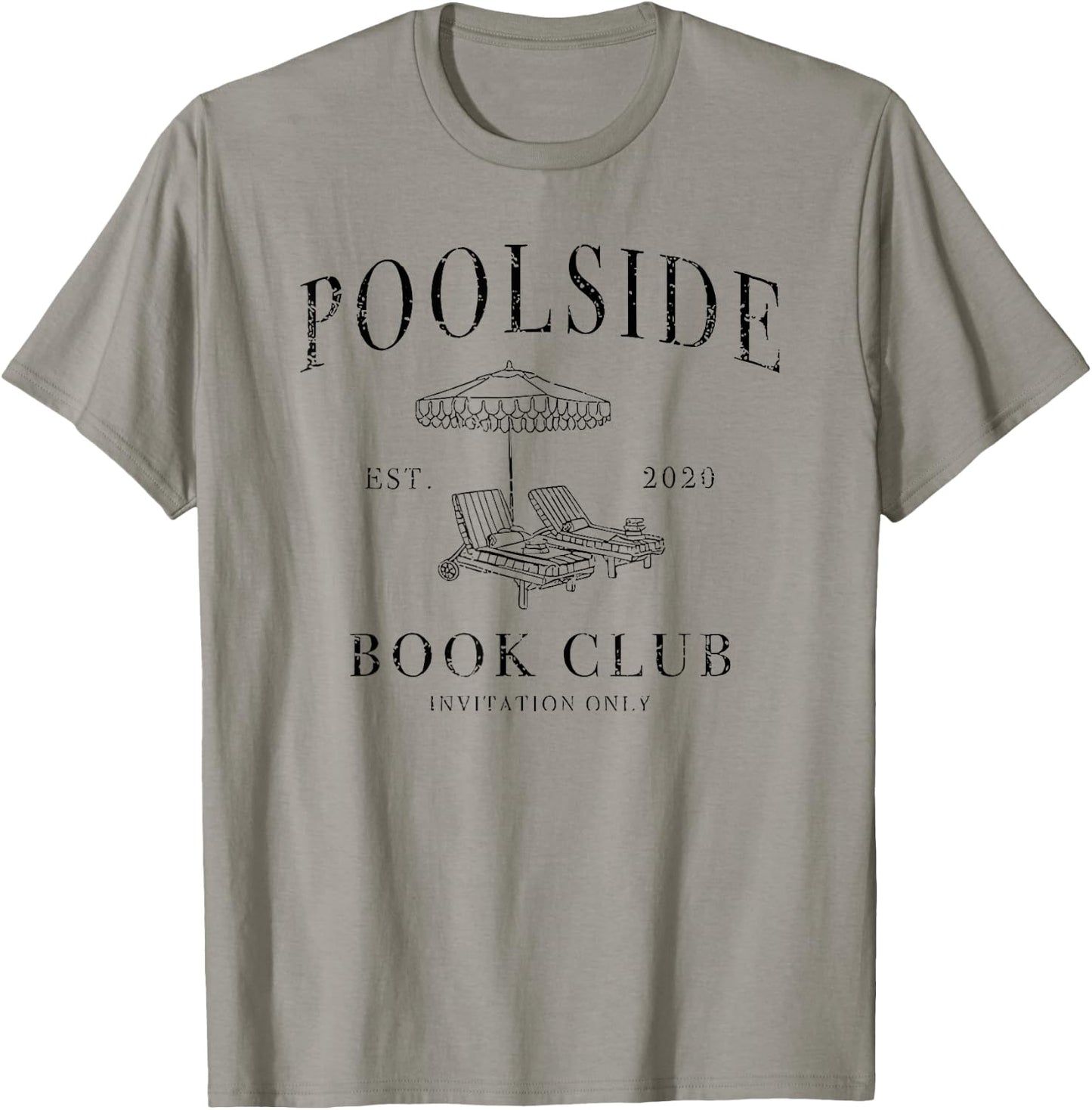 Poolside Book Club T-Shirt - T-Shirt | Sand