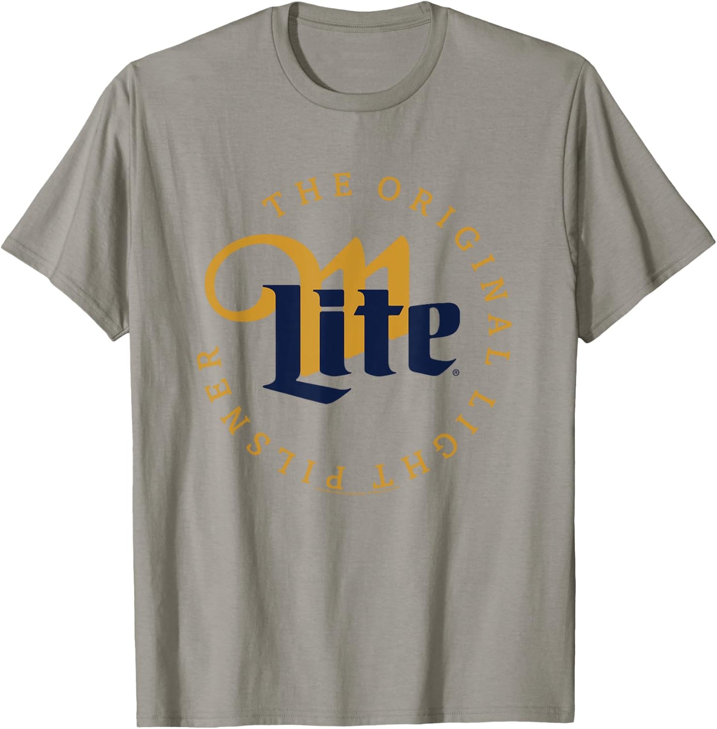 Miller Lite The Original Light Pilsner Vintage Label T-Shirt - T-Shirt | Sand