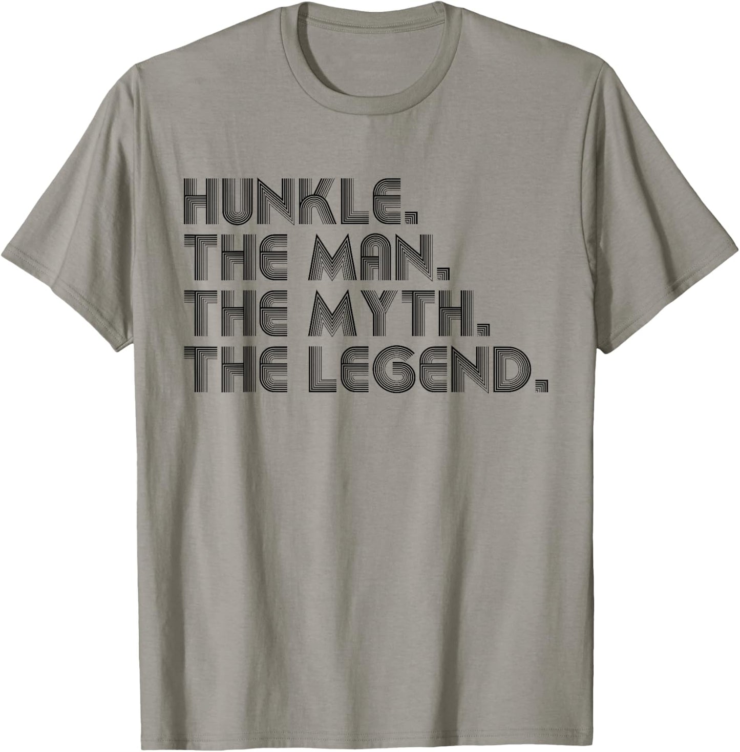 Hunkle The Man The Myth The Legend Funny Father's Day T-Shirt - T-Shirt | Sand