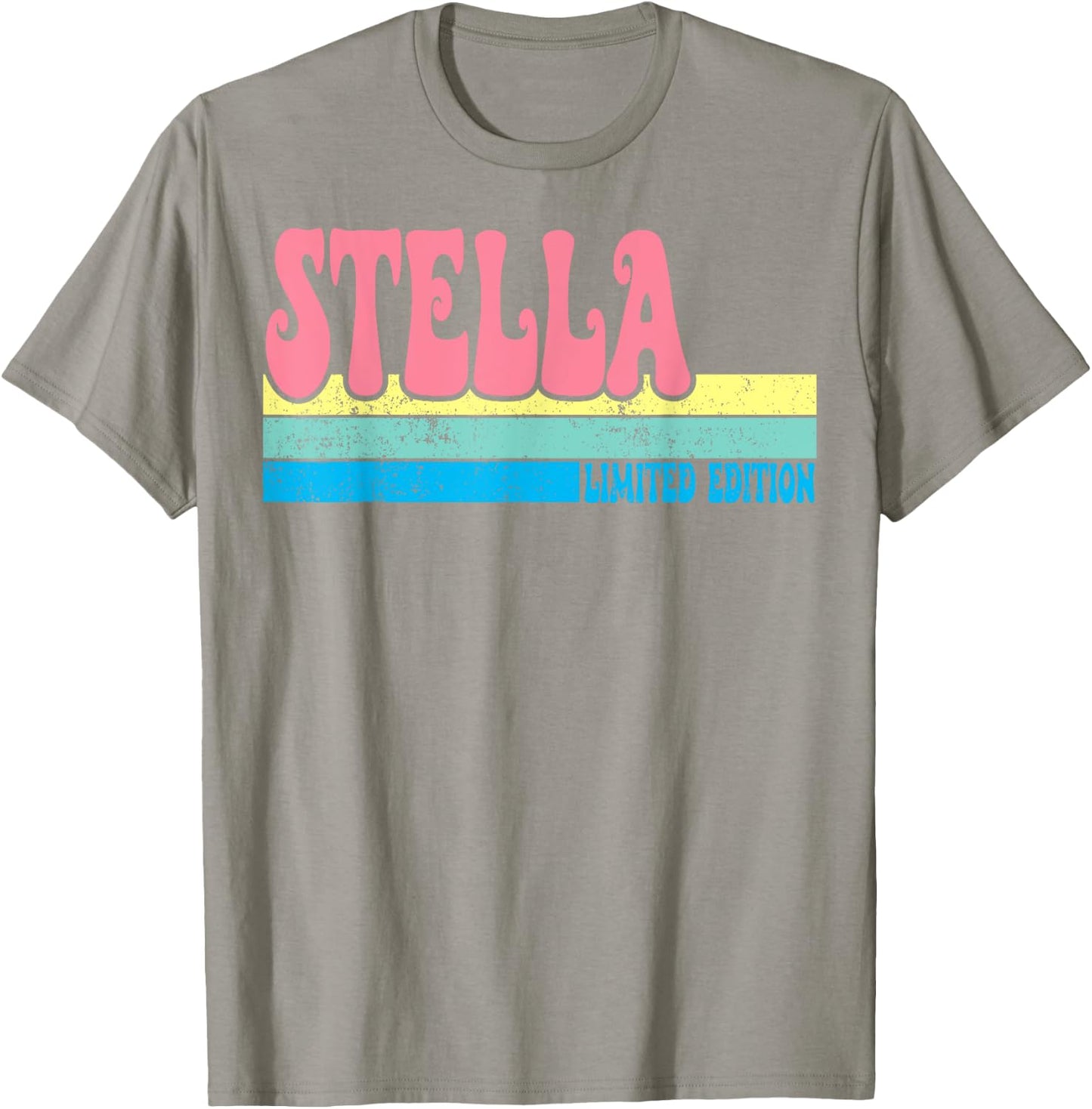 STELLA Name Personalized Cute Idea Groovy Women STELLA T-Shirt - T-Shirt | Sand