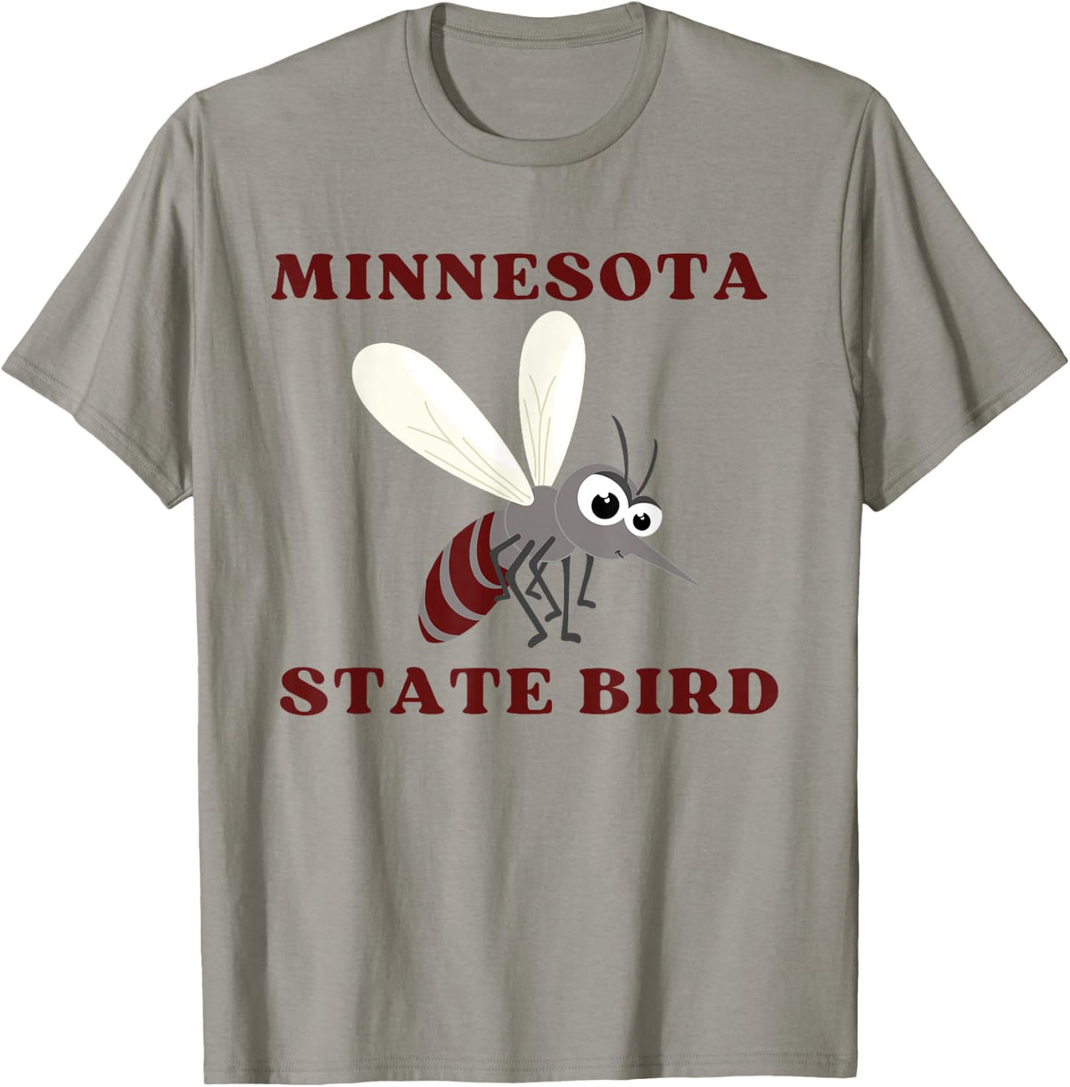Minnesota State Bird Mosquito T-Shirt - T-Shirt | Sand