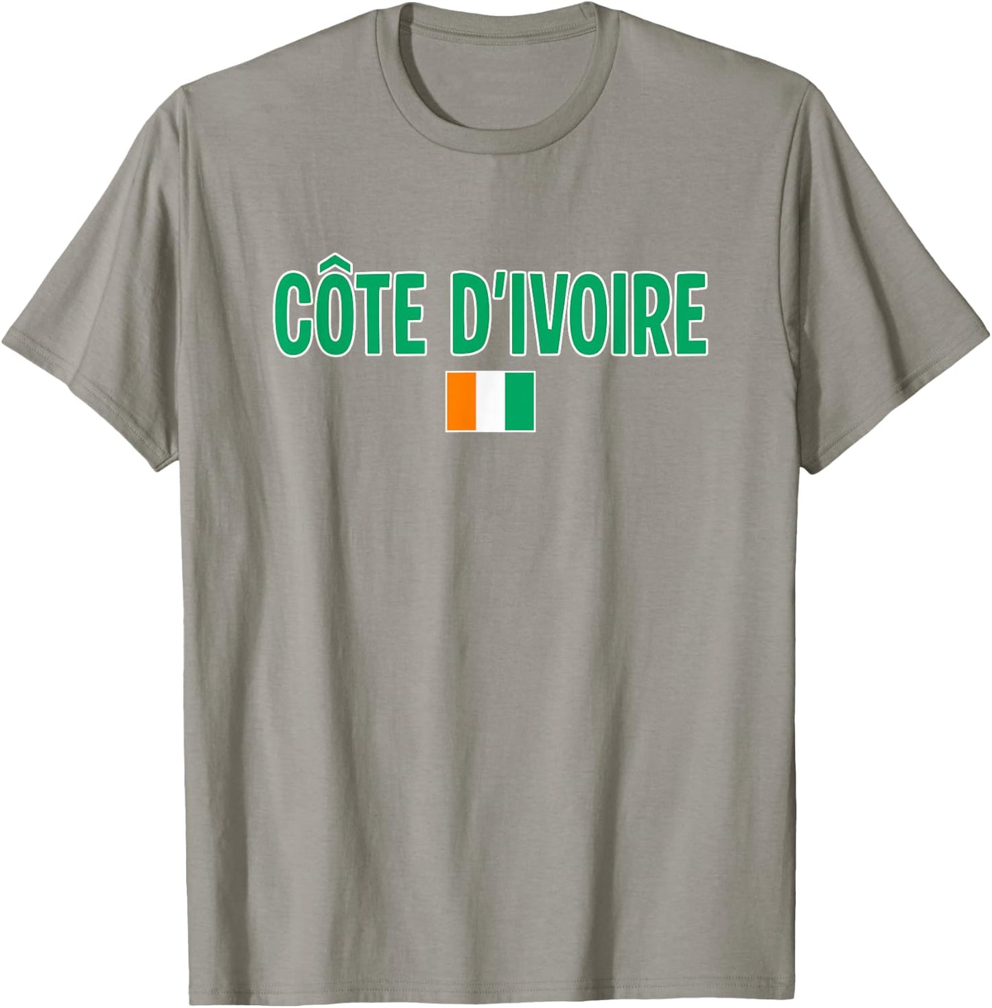 Ivory Coast Flag T-Shirt - T-Shirt | Sand