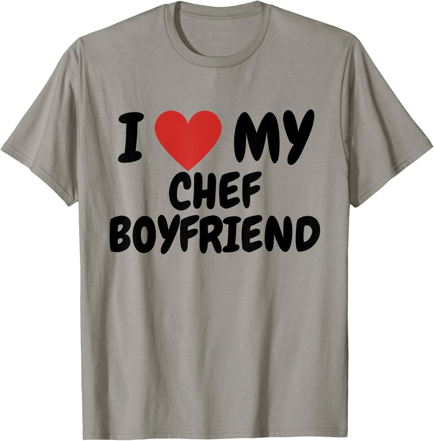 I love my chef boyfriend T-Shirt - T-Shirt | Sand