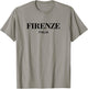 Firenze Italia Retro Preppy Italy Girls Florence Souvenir T-Shirt - T-Shirt | Sand