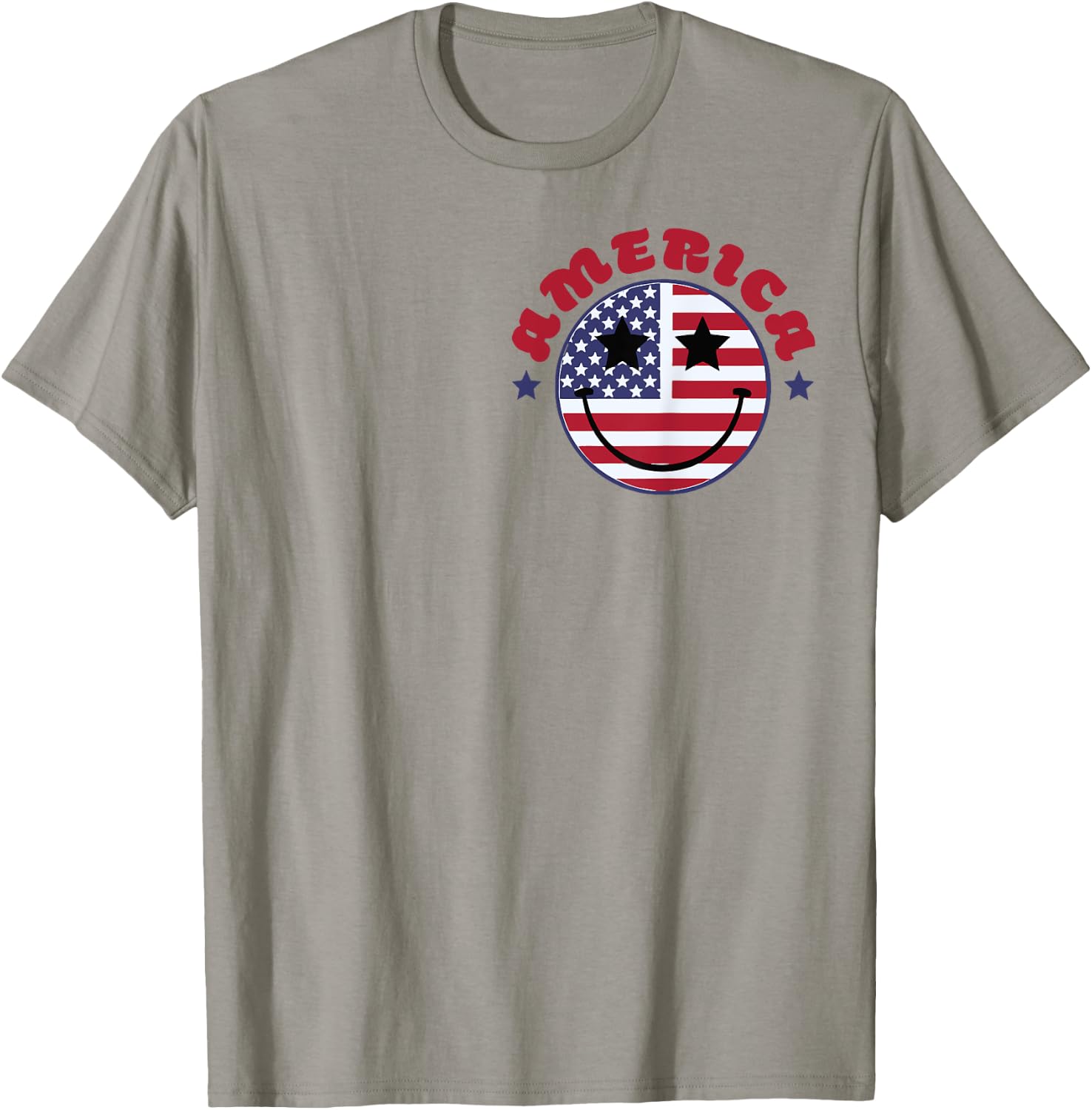 (2sided Front+Back) Land of the free because of the brave T-Shirt - T-Shirt | Sand