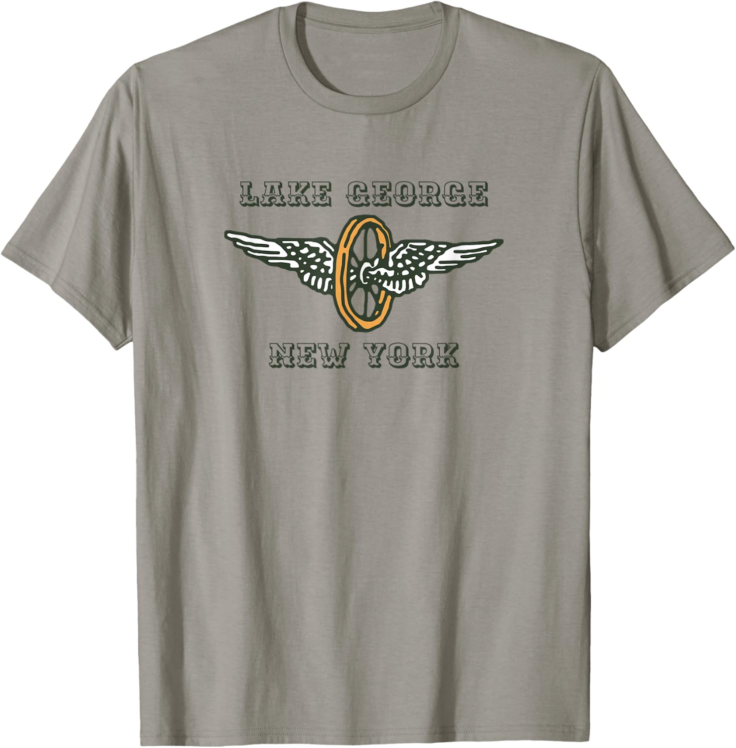 Lake George New York Motorcycle Rally T-Shirt - T-Shirt | Sand