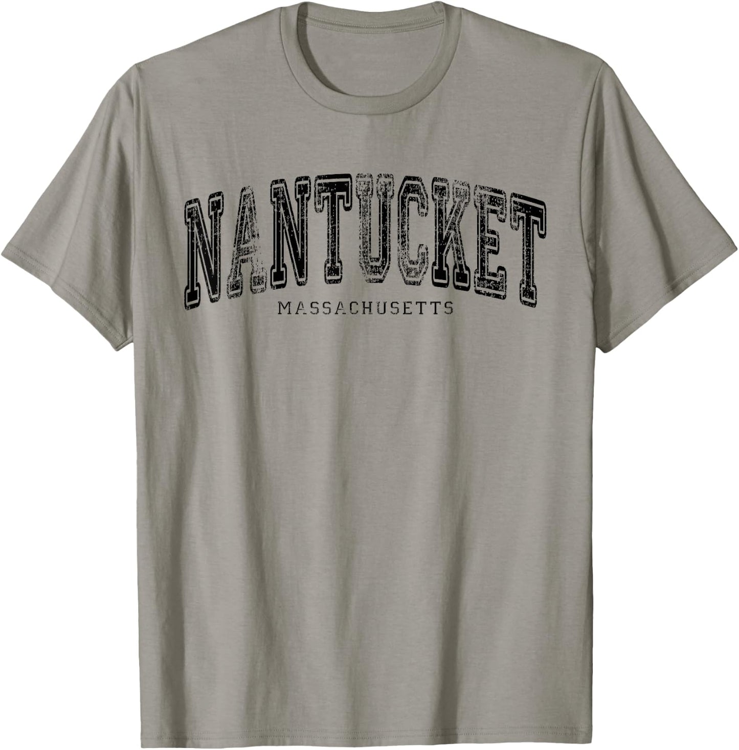 Nantucket Massachusetts Vintage Retro US City State Travel T-Shirt - T-Shirt | Sand