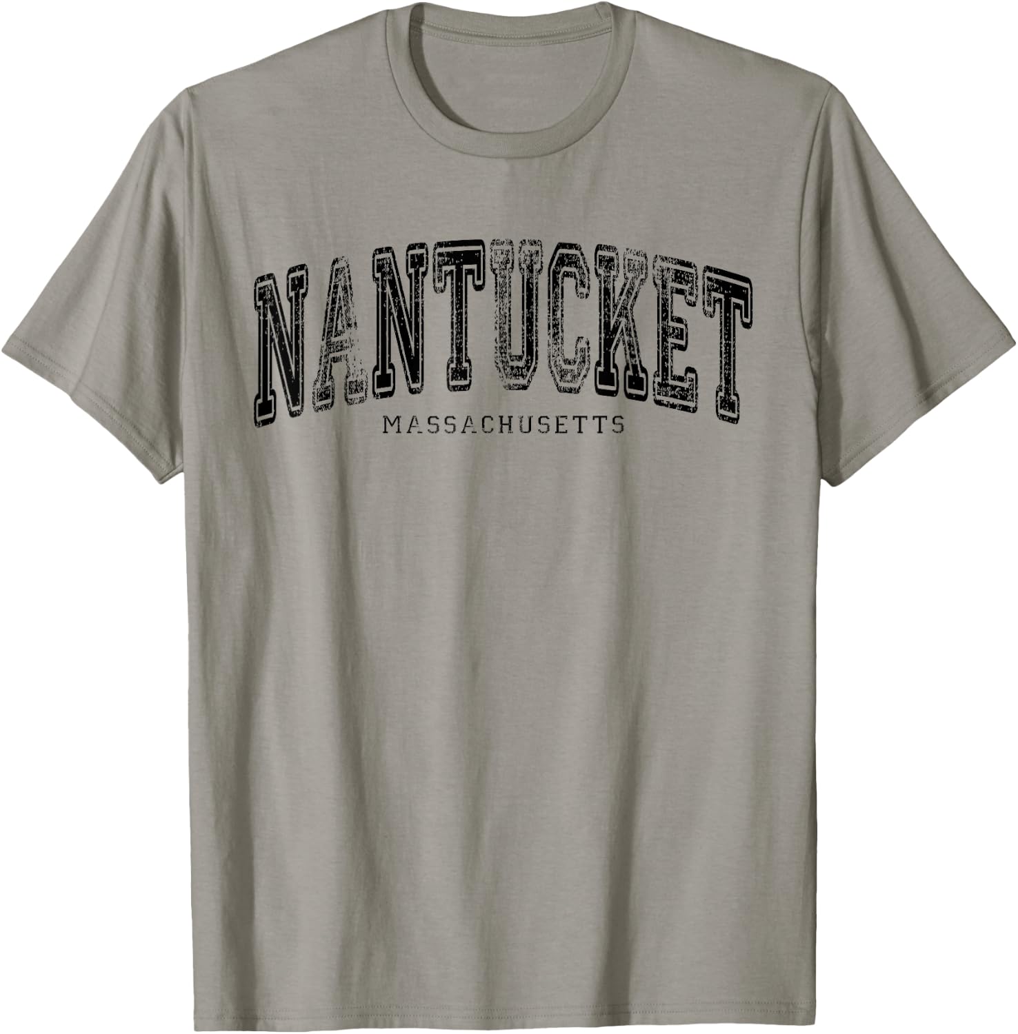 Nantucket Massachusetts Vintage Retro US City State Travel T-Shirt - T-Shirt | Sand