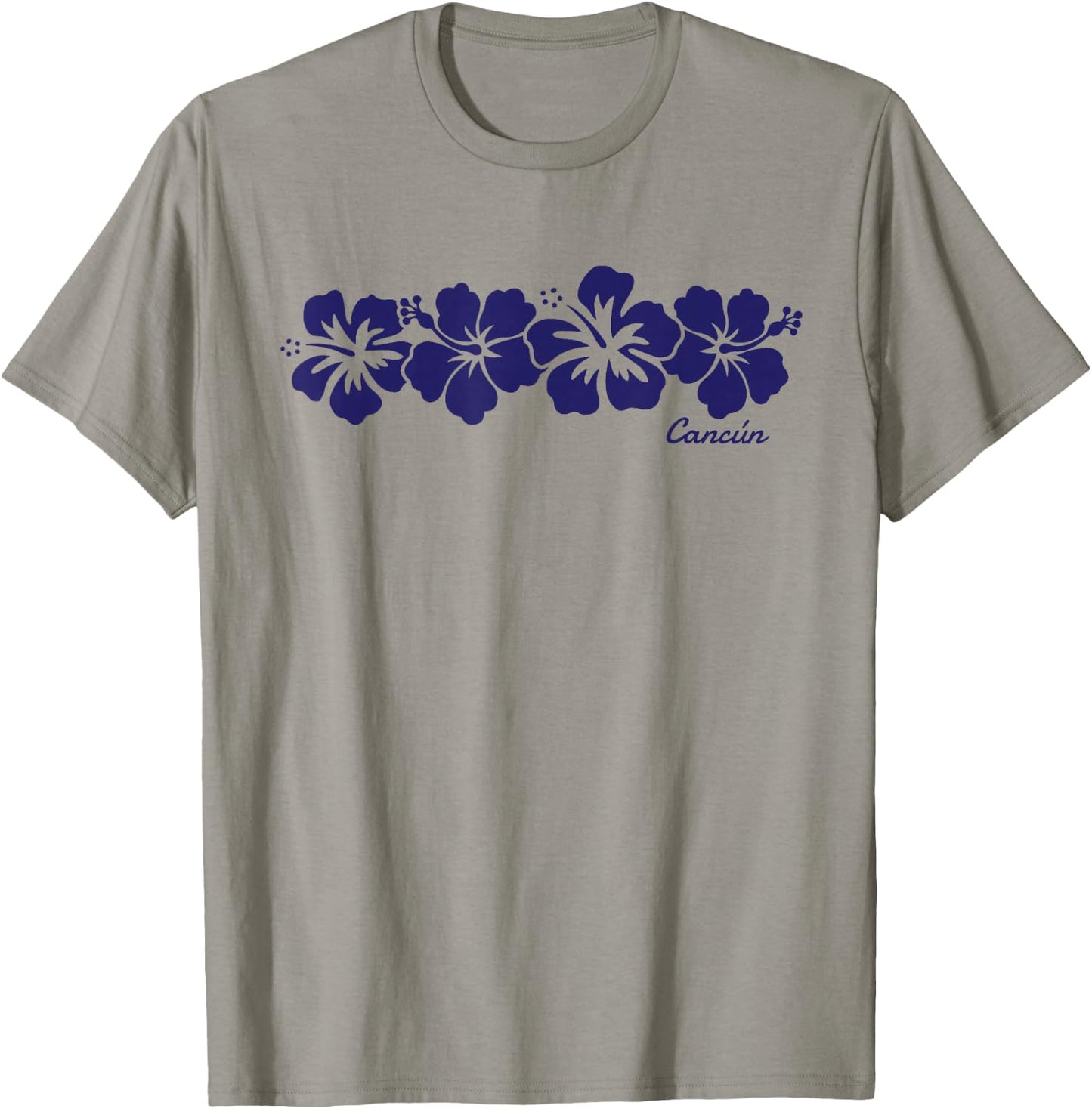 Cancun Mexico Hibiscus Flower Boys Girls Vacation Souvenir T-Shirt - T-Shirt | Sand
