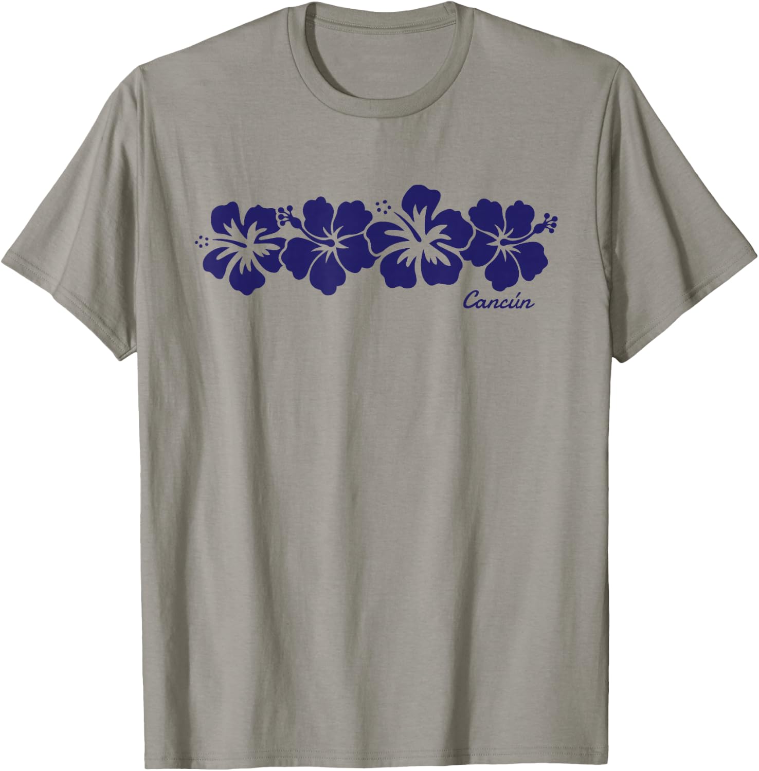Cancun Mexico Hibiscus Flower Boys Girls Vacation Souvenir T-Shirt - T-Shirt | Sand