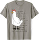 I Dream Of A World Where Chickens Can Cross The Road T-Shirt - T-Shirt | Sand