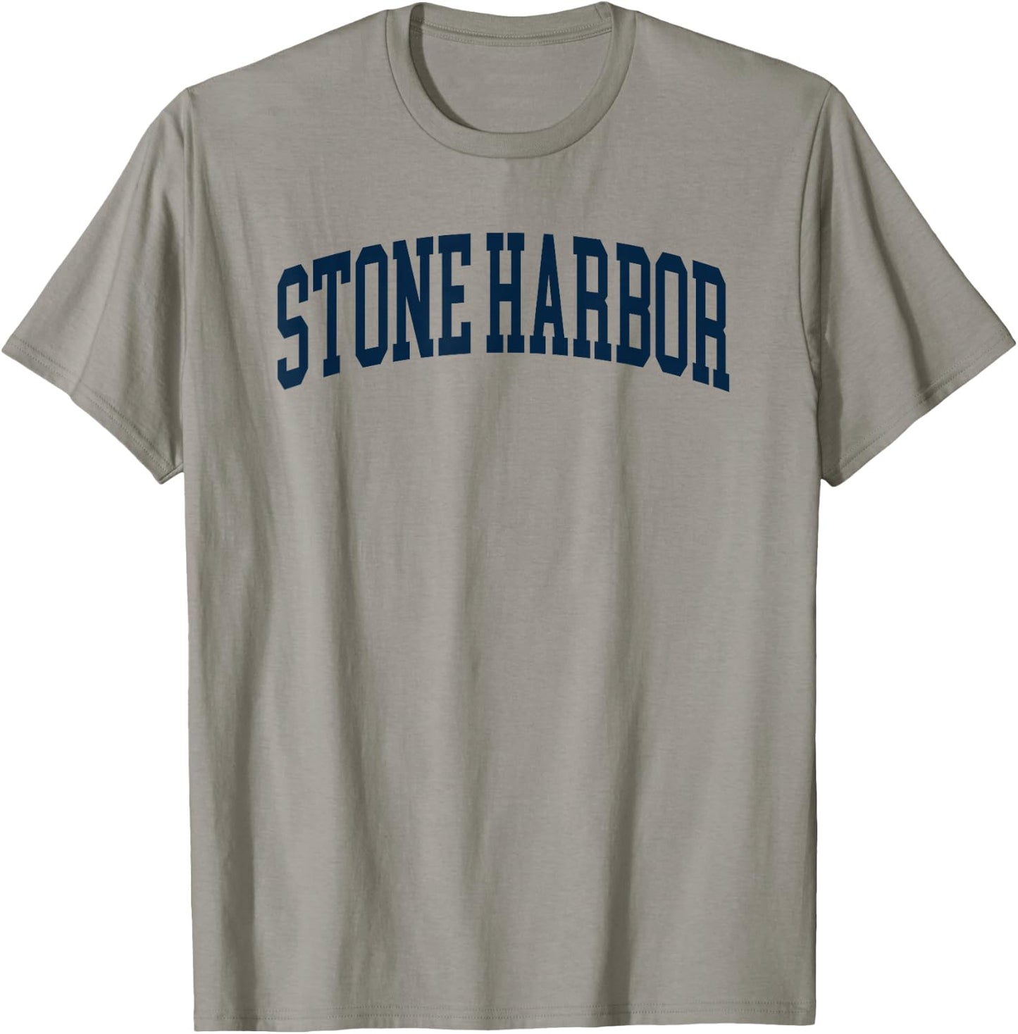Stone Harbor New Jersey Retro Preppy Throwback T-Shirt - T-Shirt | Sand