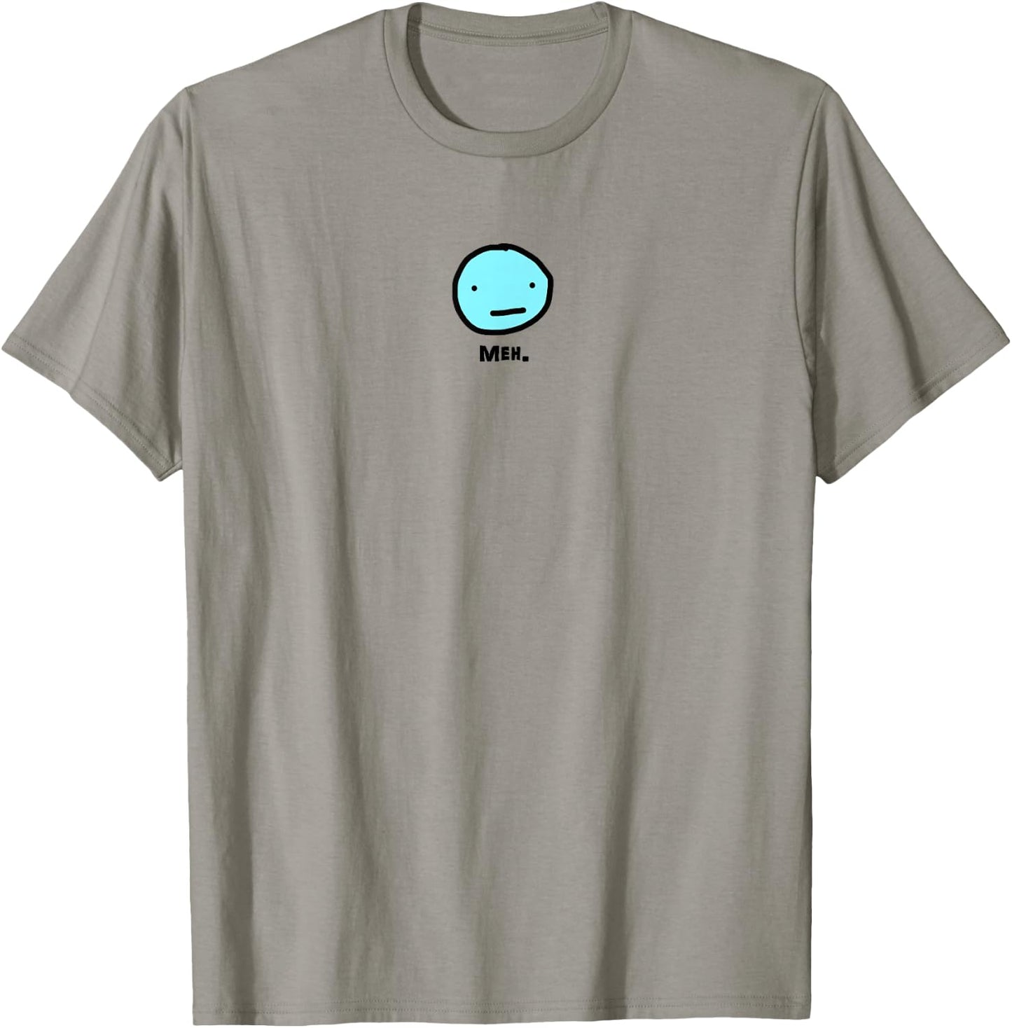 Funny Meh T-Shirt - T-Shirt | Sand