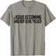 Jesus is Coming and Boy is He Pissed Funny Christian Vintage T-Shirt - T-Shirt | Sand