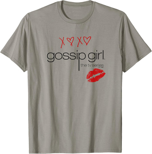 Gossip Girl Classic Logo Valentine's Day T-Shirt - T-Shirt | Sand