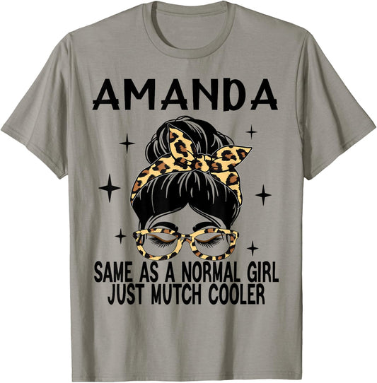 AMANDA Costume Cute Definition Personalized Name AMANDA T-Shirt - T-Shirt | Sand