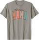 Wranglin Mama Mothers Day Show Sheep Mom Show Barn Mama T-Shirt - T-Shirt | Sand