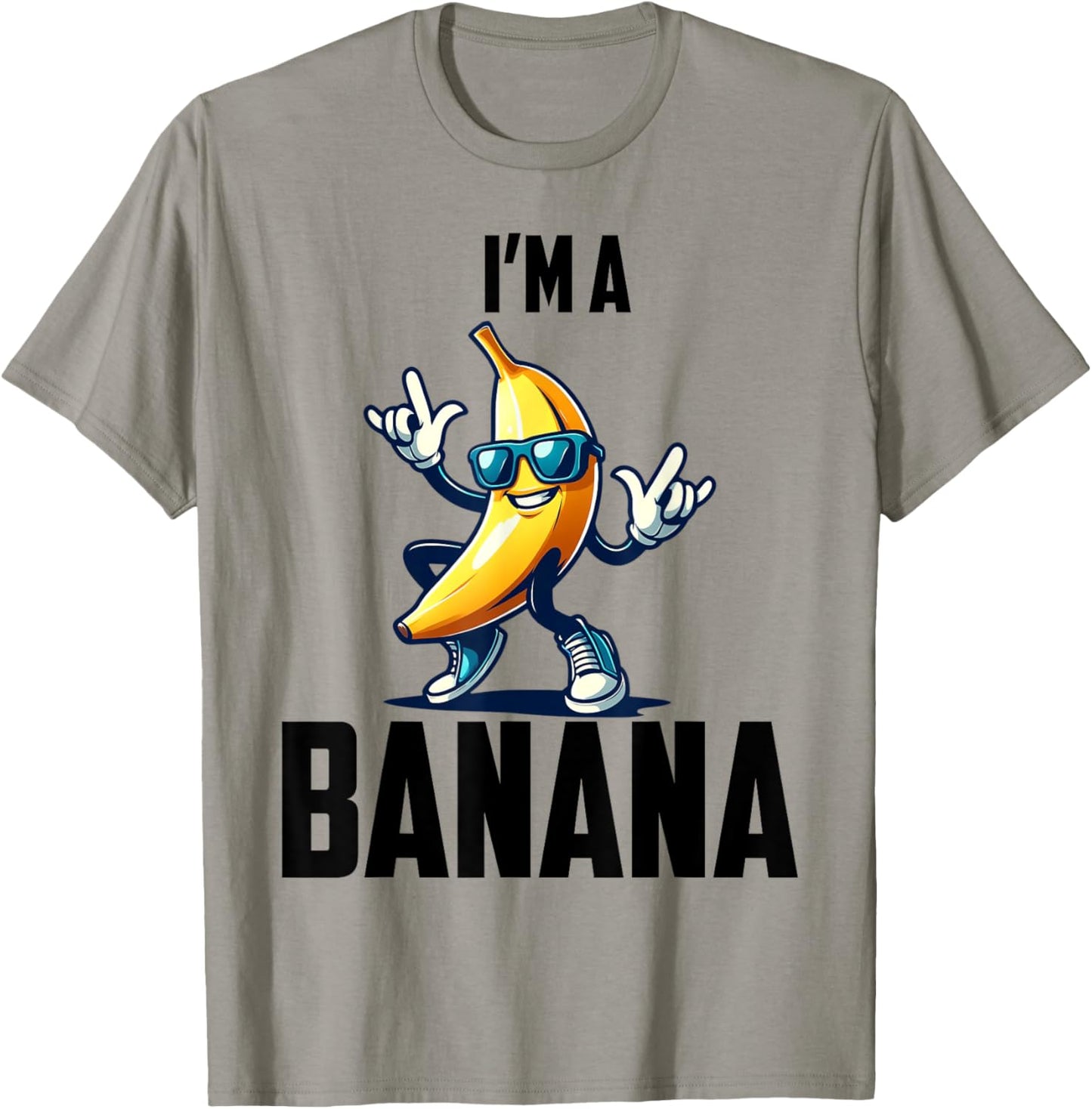 I'm A Banana Shirt Cute Funny Banana Costume Men Women Kids T-Shirt - T-Shirt | Sand