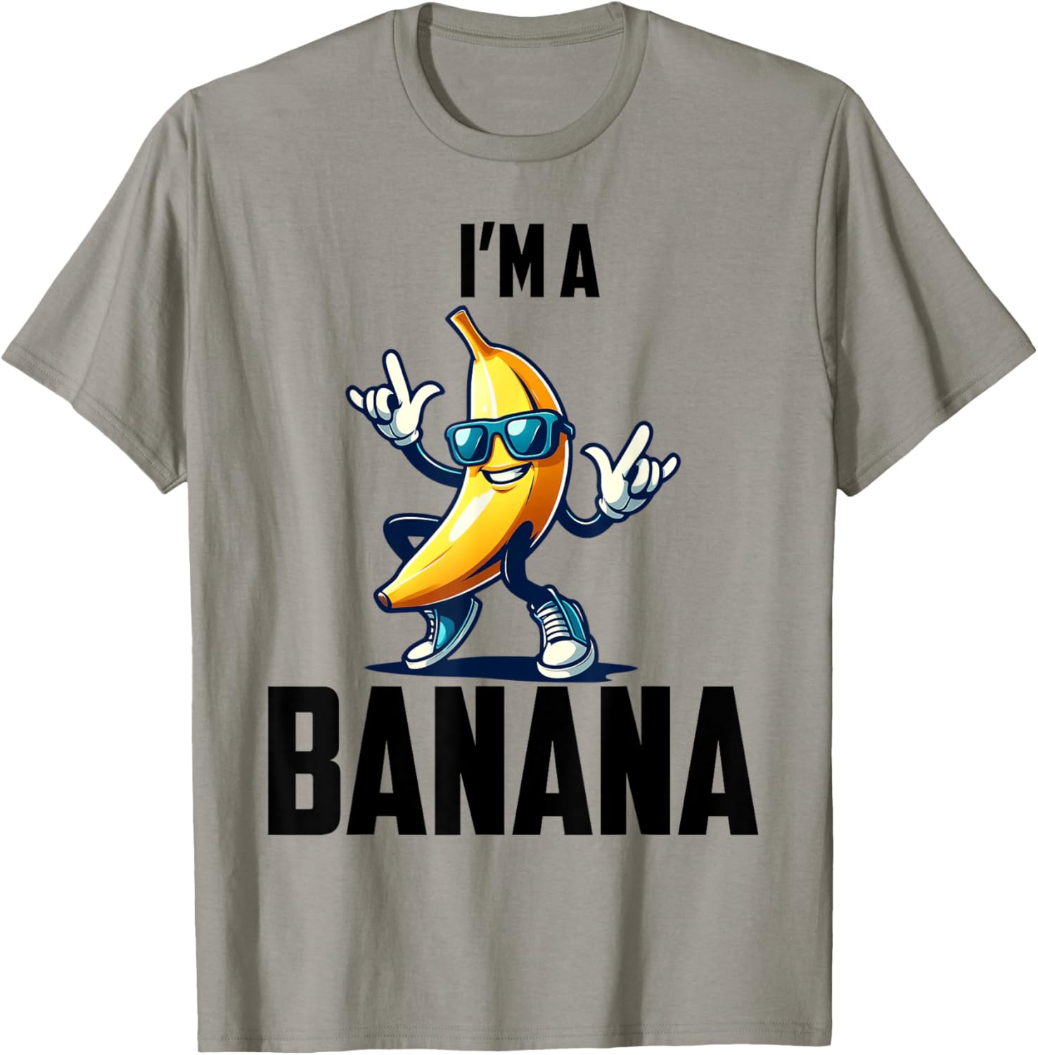 I'm A Banana Shirt Cute Funny Banana Costume Men Women Kids T-Shirt - T-Shirt | Sand