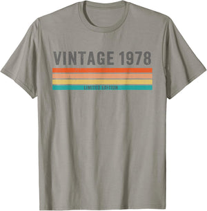 Vintage 1978 Limited Edition - 47th Birthday Gift Christmas T-Shirt - T-Shirt | Sand
