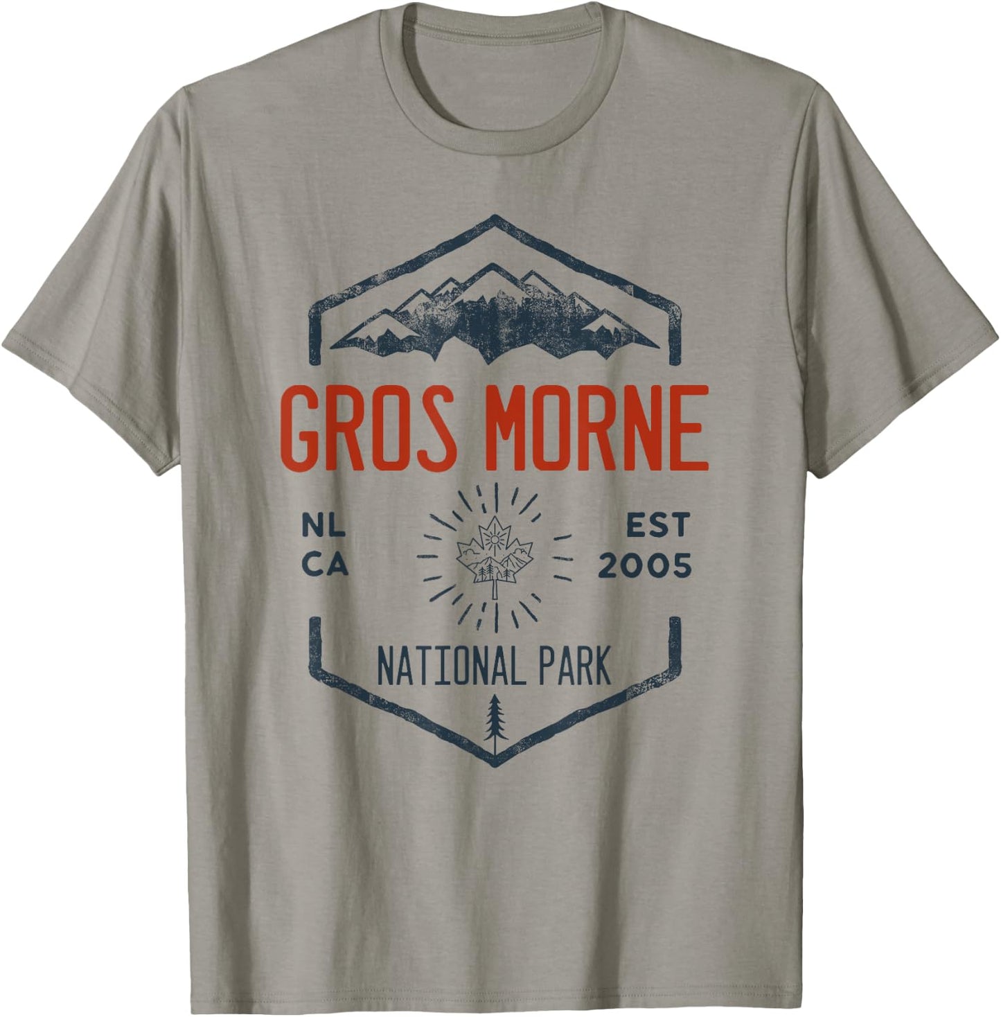 Gros Morne National Park Canada Vintage T-Shirt - T-Shirt | Sand