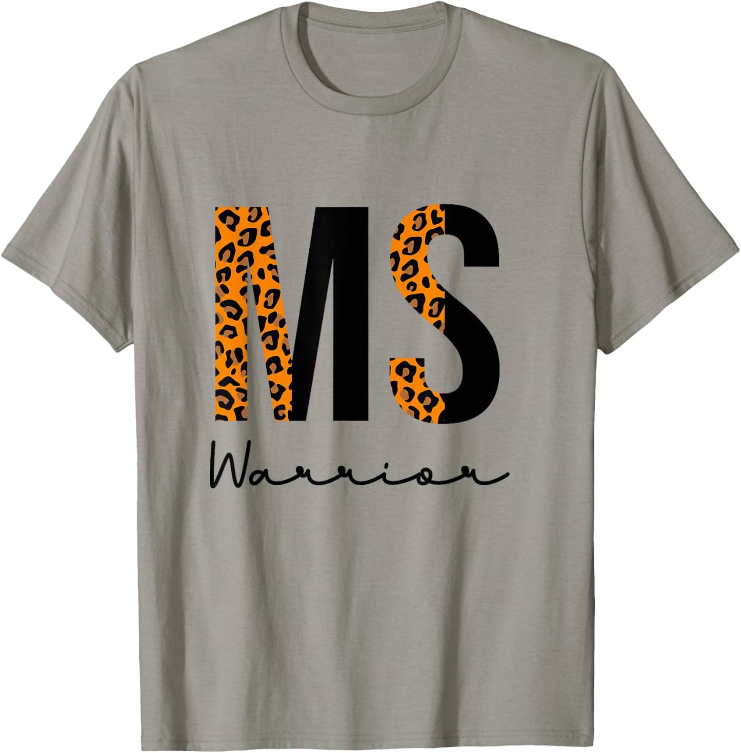 Multiple Sclerosis Warrior MS Awareness Support Orange T-Shirt - T-Shirt | Sand