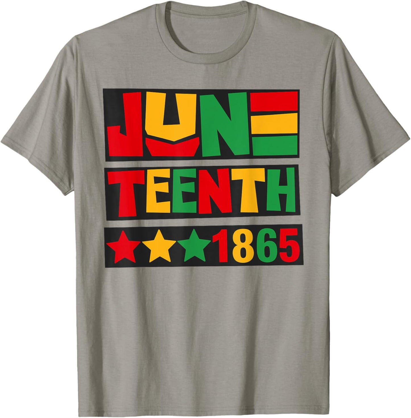 Juneteenth 1865 Women Men Kids June 19th 1865 Freedom Day T-Shirt - T-Shirt | Sand