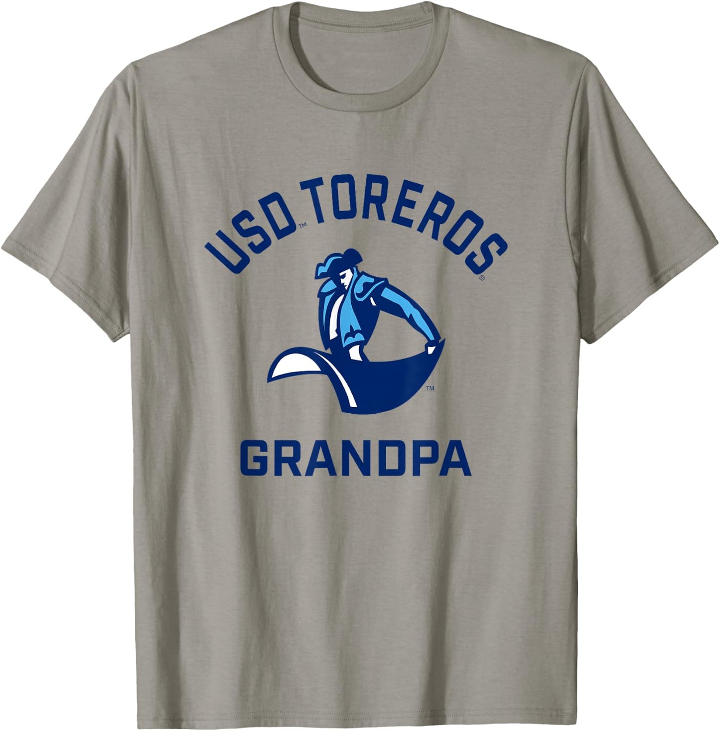 University of San Diego Toreros Arched Grandpa T-Shirt - T-Shirt | Sand