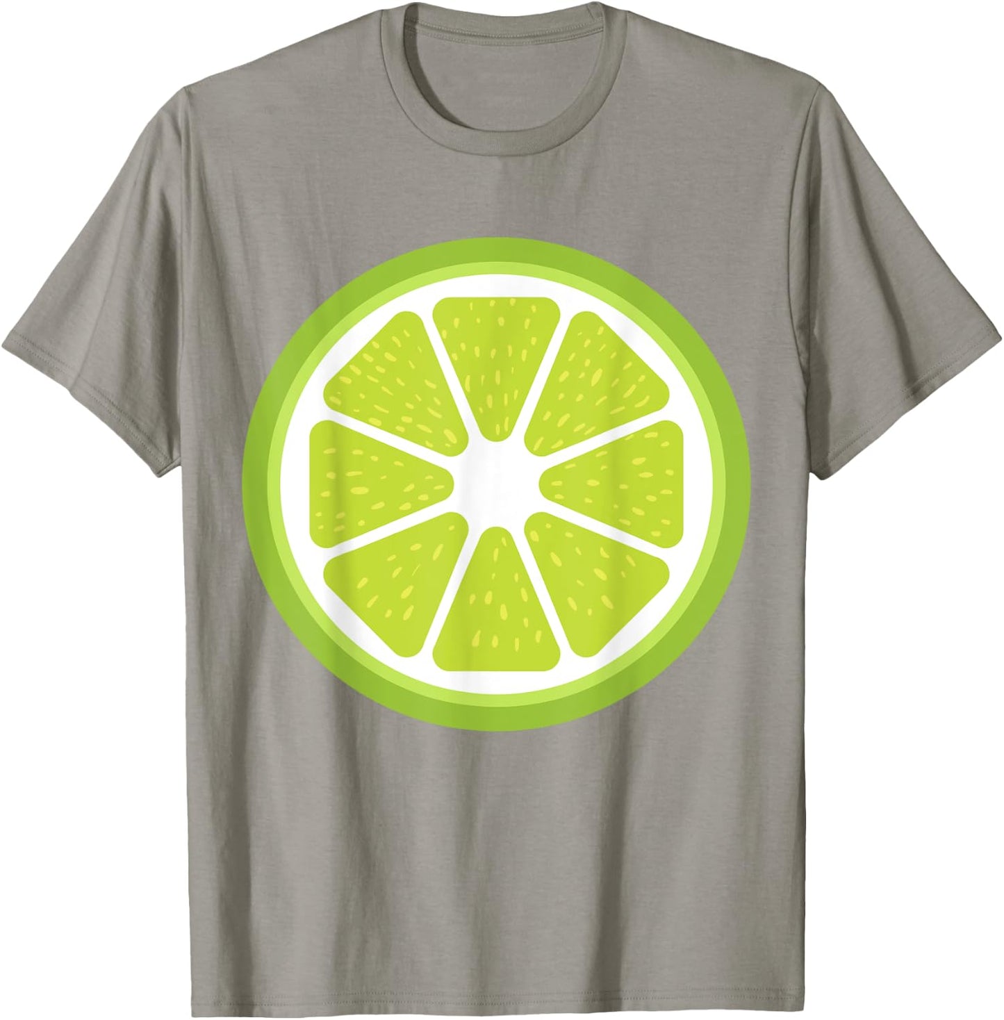Big Lime Sliced Costume Cute Easy Fruit Halloween Gift T-Shirt - T-Shirt | Sand