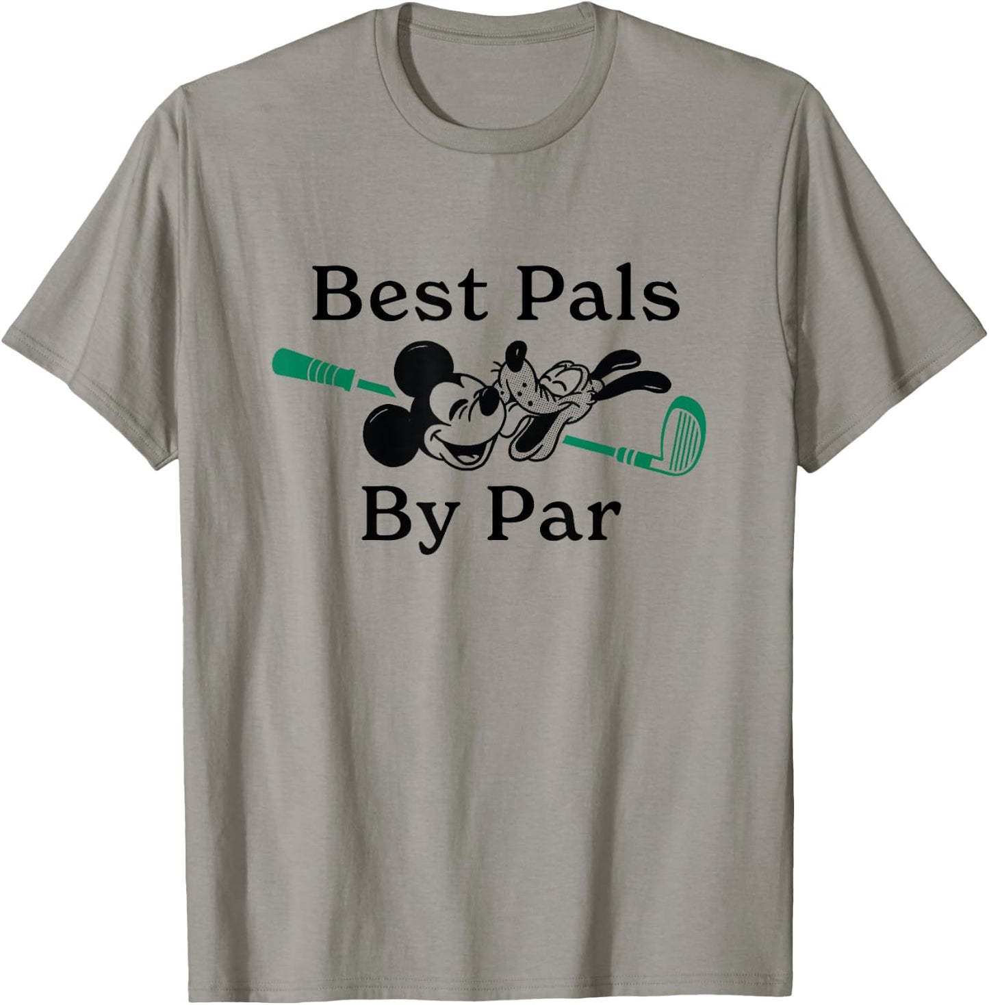 Disney Mickey And Friends Best Pals By Par Mickey Pluto Logo T-Shirt - T-Shirt | Sand