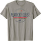Kentucky Derby 150th Retro Stripe White Officially Licensed T-Shirt - T-Shirt | Sand