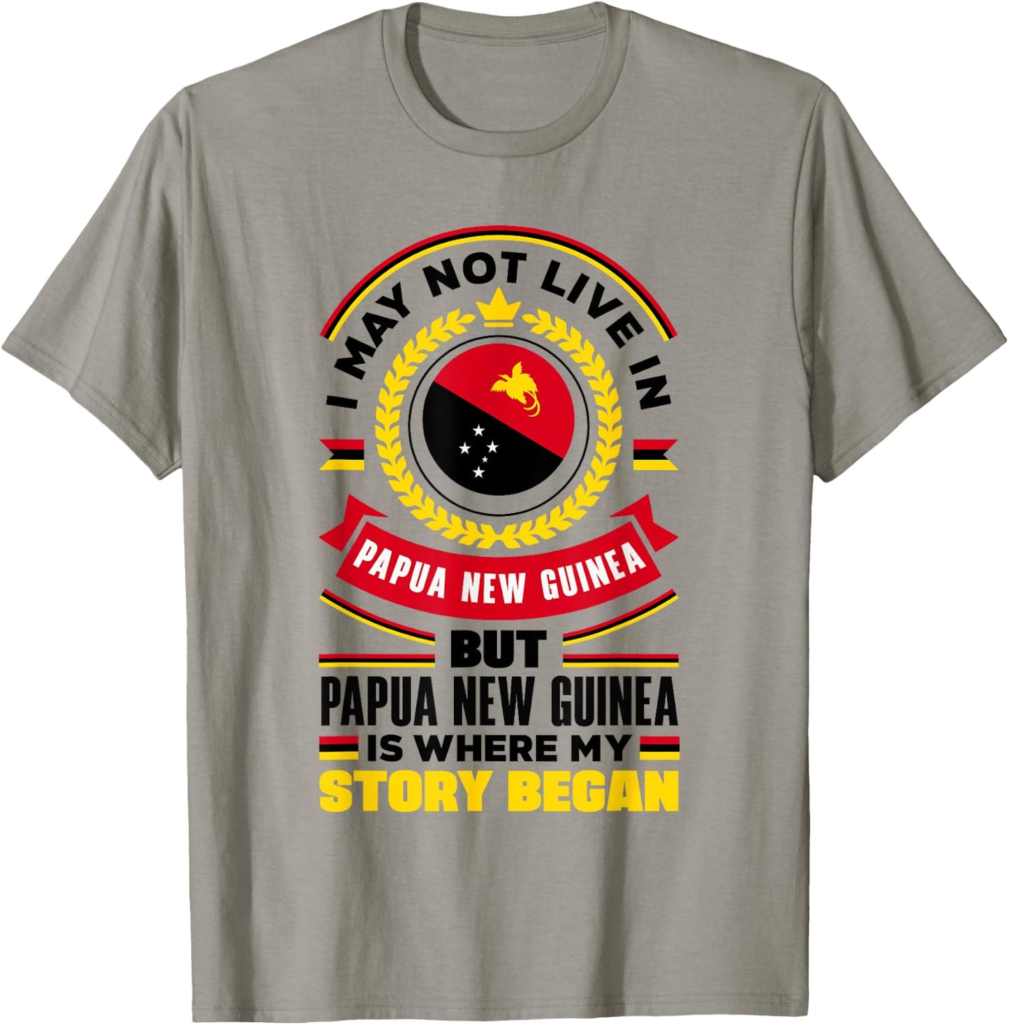 Papua New Guinean Papua New Guinea Flag Quote T-Shirt - T-Shirt | Sand