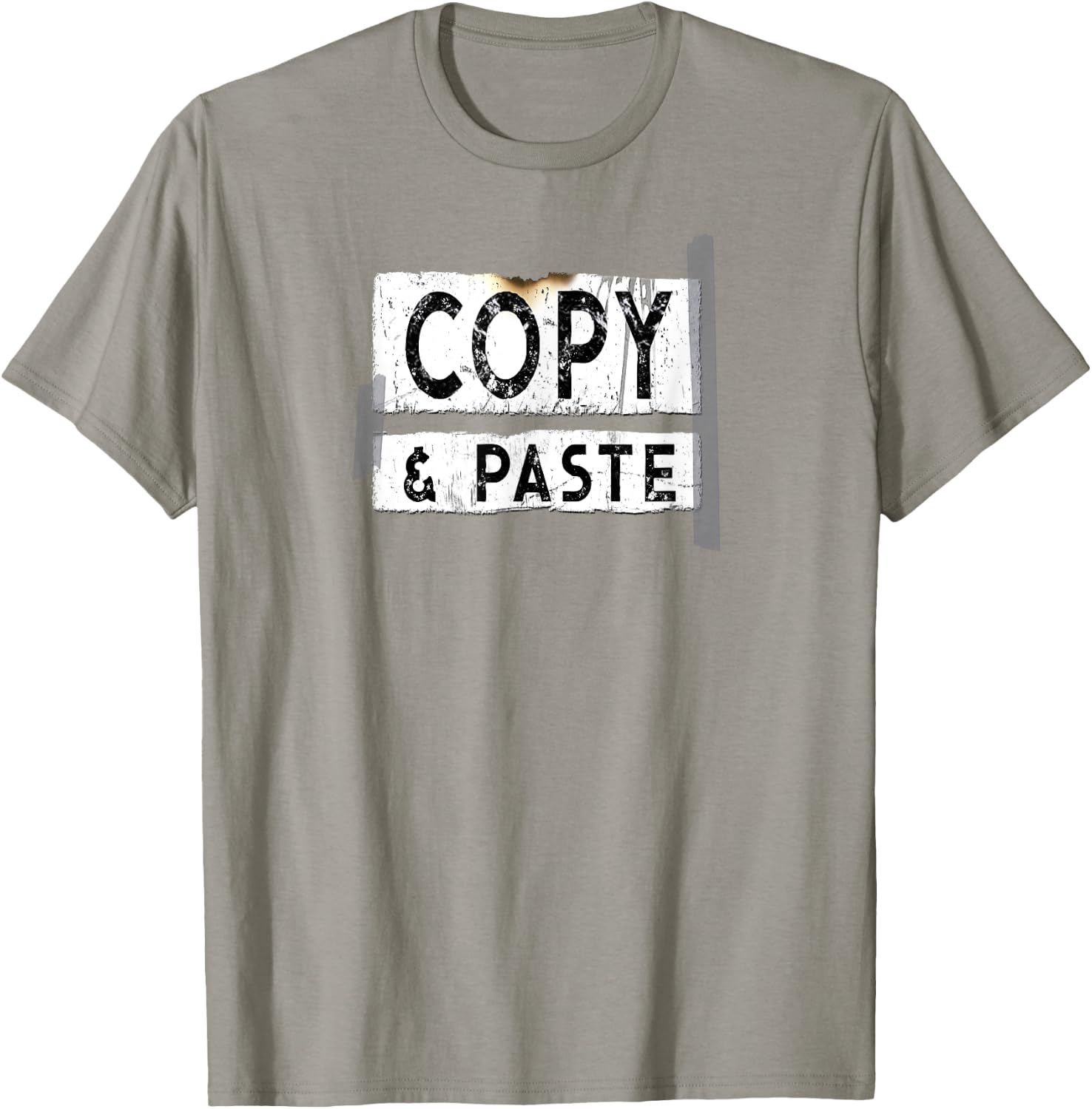 Copy & Paste Computer Geek T-Shirt - T-Shirt | Sand