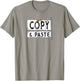 Copy & Paste Computer Geek T-Shirt - T-Shirt | Sand