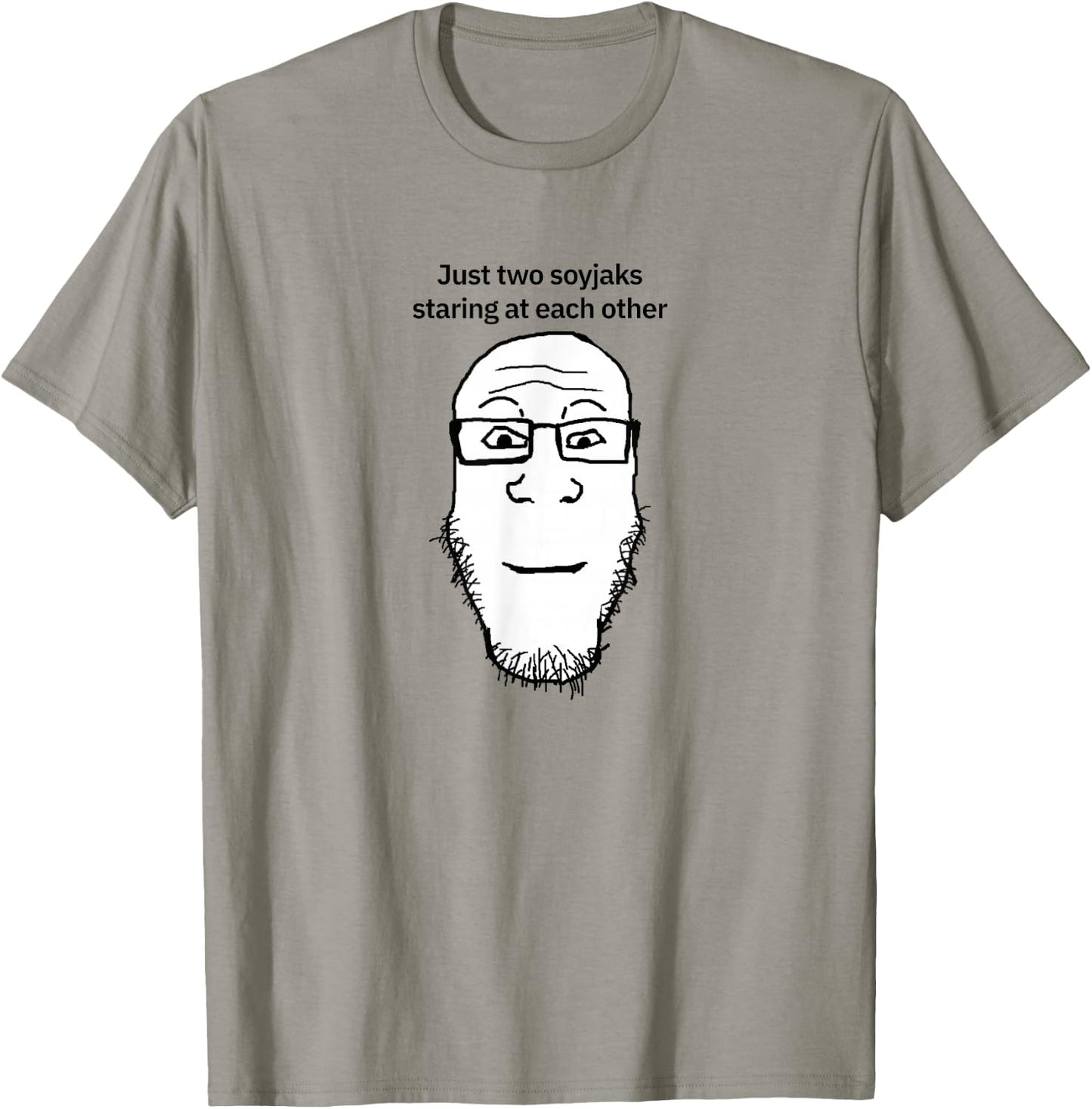 Soyjak Soy Wojak Soyboy Funny Meme Neutraljak Funny Soyjack T-Shirt - T-Shirt | Sand