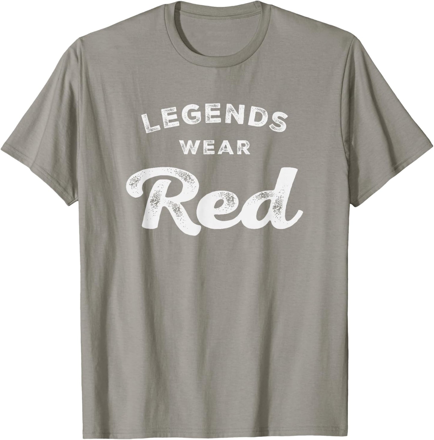 Legends Wear Red Team Spirit Game Gear Color War T-Shirt - T-Shirt | Sand